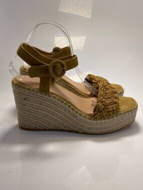 VERONICA BEARD Reema Woven Espadrille Wedge Sandals Sz 10